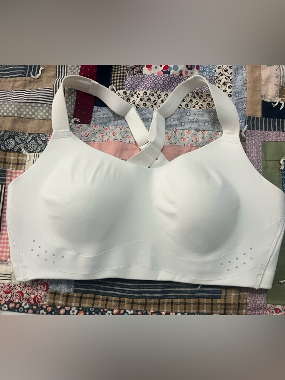 NWOT CALIA Womens Fullest Support Empower Bra Pure White 36 D White Padded